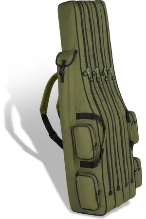 Normani Angelrutentasche Rutentasche Angeltasche „Quattro", Angelrutentasche mit 4 Kammern für 8 Ruten - Verkäufer: