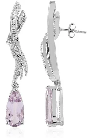 Cavill Ohrring-Set Brasilianischer Lavendel Amethyst & Zirkon Silber Ohrringe (2-tlg) - Verkäufer: Juwelo Deutschland GmbH