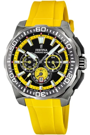 Festina Chronograph Chrono Bike 2025 F20725/1, Quarzuhr, Armbanduhr, Herrenuhr, analog, Tag, Stoppfunktion