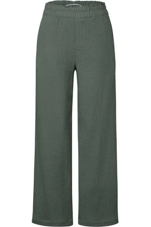 Street one Chinohose LTD QR musseline_Wide Leg HW - Verkäufer: Robert Ley Damen & Herrenmoden GmbH & Co KG