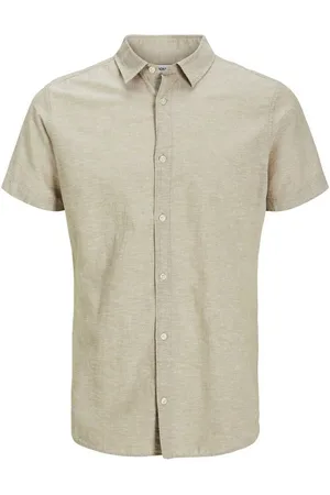 JACK & JONES Kurzarmhemd JJBREEZE LINEN BLEND SHIRT S/S SN JNR - Verkäufer: Dorins Kindermode