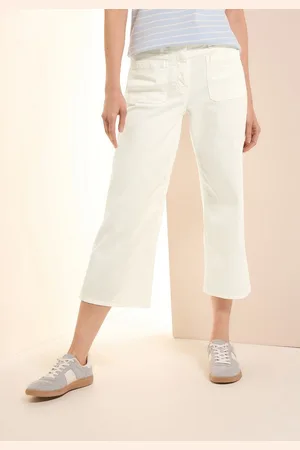 CECIL Weite Jeans Style Neele 3/4 Länge mit Stretch