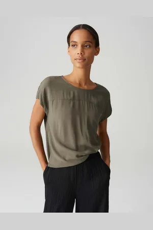 Opus Kurzarmshirt SESONNE Regular im Materialmix - Verkäufer: GmbH | someday GmbH
