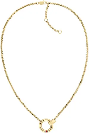 Tommy Hilfiger Kette mit Anhänger CIRCLES, 2780944, 2780945, mit Emaille