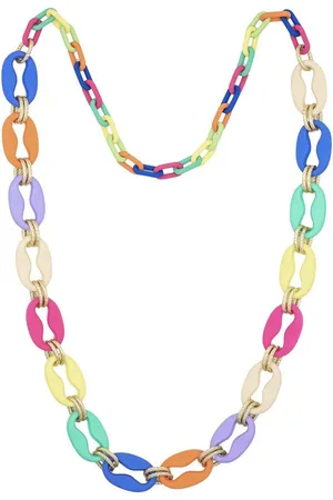 Alessandro Lange Kette Candy Loop, bunte Gliederkette