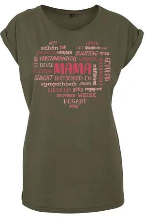 Youth Designz Print-Shirt "Mama Herz Liebe" Damen T-Shirt Statement oder Geschenk Frauen Motiv mit stylischen und süßen Aufdruck für Mütter - Verkäufer: EmDa Trading GmbH