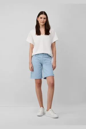 QS by s.Oliver Jeansshorts Jeans-Bermuda Karolin / Straight Fit / Mid Rise / Straight Leg - Verkäufer:
