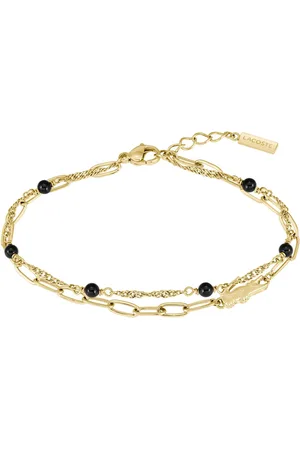 Lacoste Gliederarmband DEVA, 2040457, 2040458, mit Agate oder Onyx