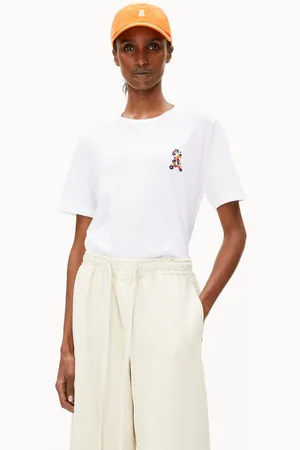 Armedangels T-Shirt LUALAA FLOWER Damen T-Shirt aus Bio-Baumwolle (1-tlg) T-Shirt aus Bio-Baumwolle - Verkäufer: