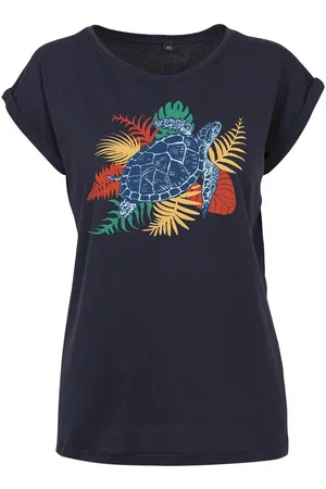Youth Designz Print-Shirt "Bunte Schildkröte" Damen T-Shirt Statement oder Geschenk Frauen Motiv mit stylischen Aufdruck für Frauen - Verkäufer: EmDa Trading GmbH