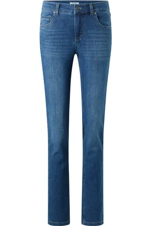 Angels 5-Pocket-Jeans Damen Jeans Cici - mid blue (1-tlg) - Verkäufer: Mack Mode