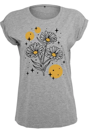 Youth Designz Print-Shirt "Sparkling Flowers" Damen T-Shirt Statement Geschenk Frauen Motiv mit stylischen Blumen Aufdruck - Verkäufer: EmDa Trading GmbH