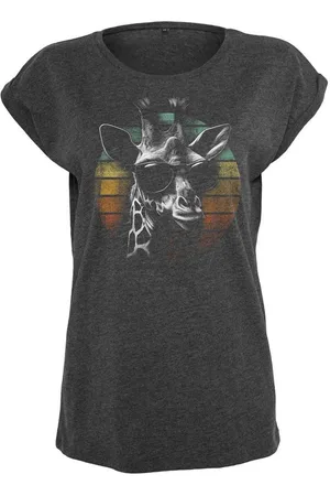 Youth Designz Print-Shirt "Retro Giraffe" Damen T-Shirt als Statement oder Geschenk Frauen Motiv mit stylischen Retro Aufdruck für Frauen - Verkäufer: EmDa Trading GmbH