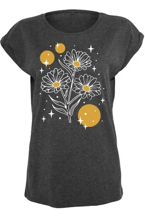 Youth Designz Print-Shirt "Sparkling Flowers" Damen T-Shirt Statement Geschenk Frauen Motiv mit stylischen Blumen Aufdruck - Verkäufer: EmDa Trading GmbH