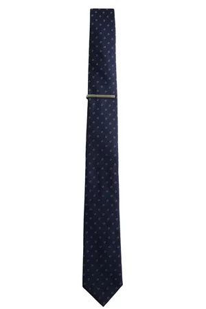 Next Krawatte Krawatte mit geometrischem Print und Krawattenclip (2-St) - Verkäufer: Germany GmbH