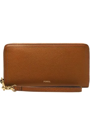 Fossil Geldbörse RFID Zip Around Clutch, aus echtem Leder mit RFID-Blocker Schutz - Verkäufer: modeherz