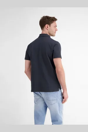 Lerros Poloshirt Herren Poloshirt mit Reißverschlusskragen