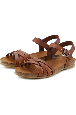 Lascana Sandalette, Sommerschuh Sandale aus Leder