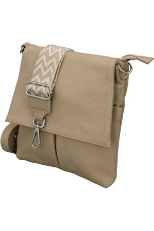 Adel Bags Schultertasche ELLA Umhängetasche für Damen mit 2 Riemen, echtes Leder, hergestellt in Italien - Verkäufer:
