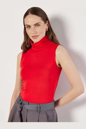 Apricot Tanktop Jersey Top, mit Rollkragen - Verkäufer: