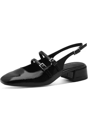 Tamaris Slingpumps, Blockabsatz, Abendschuh in modischer Karreeform