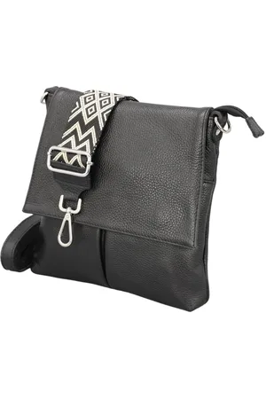 Adel Bags Schultertasche ELLA Umhängetasche für Damen mit 2 Riemen, echtes Leder, hergestellt in Italien - Verkäufer: