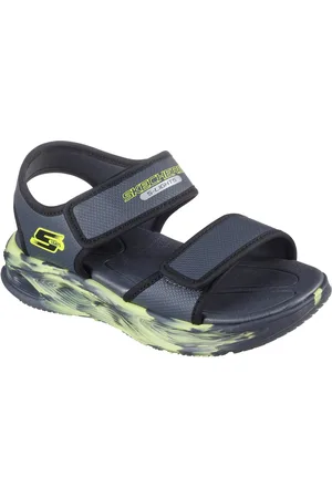Skechers SOLA GLOW SANDAL Sandale, Sandale mit Klettverschluss+Blinkfunk., Größenschablone zum Download