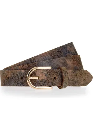 Tamaris Ledergürtel Glänzende Schließe, 2,5 cm breit
