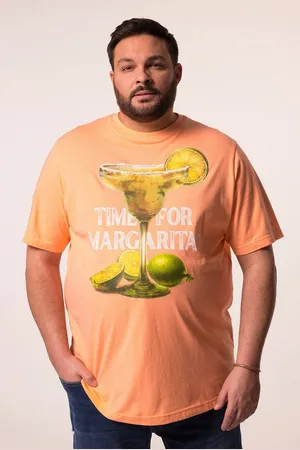 Men Plus T-Shirt Men+ T-Shirt Halbarm Print Rundhals bis 8 XL - Verkäufer: Popken Fashion Group