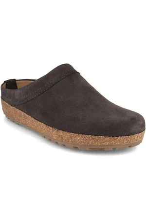 Haflinger Damen Herren Leder Clog Bio Malmö Hausschuh outdoorgeeignet - Verkäufer: WoolFit