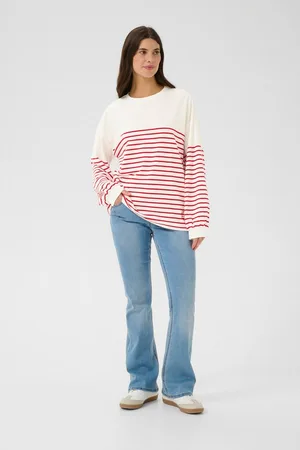Cream Fleecepullover Sweatshirt CRSin - Verkäufer: DK Company
