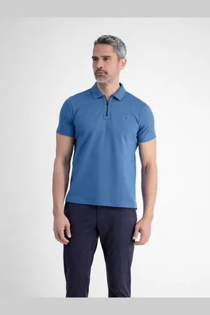 Lerros Poloshirt Herren Poloshirt mit Reißverschlusskragen