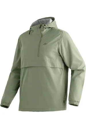Maier Sports Outdoorjacke OkokO Unisex Windbreaker, Schlupfjacke wasserdicht, verstellbare Kapuze