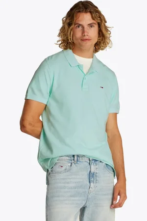 Tommy Hilfiger Poloshirt TJM SLIM ESSENTIAL GD POLO SS mit Logostickerei