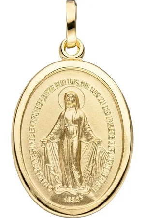Jobo Kettenanhänger Anhänger Milagrosa oval, 333 Gold
