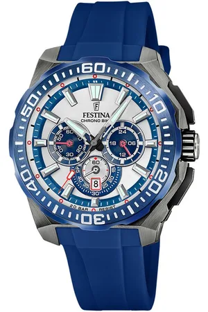 Festina Chronograph Chrono Bike 2025 F20725/4, Quarzuhr, Armbanduhr, Herrenuhr, analog, Tag, Stoppfunktion