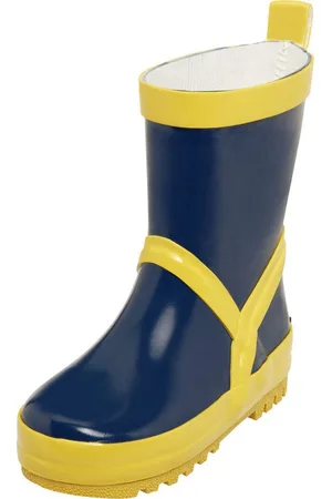 Playshoes Gummistiefel Gummistiefel uni, Größe: 22/23, Farbe: marine/gelb - Verkäufer: Danto GmbH