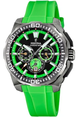 Festina Chronograph Chrono Bike 2025 F20725/3, Quarzuhr, Armbanduhr, Herrenuhr, analog, Tag, Stoppfunktion