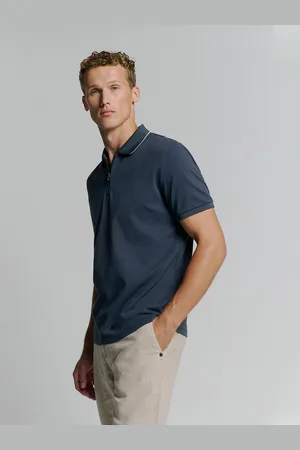 No Excess Poloshirt Poloshirt Polo Liquid Finished Cotton