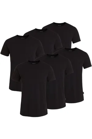 Jockey American-Shirt (6er Pack) Flache Nähte, Relax Fit, Single-Jersey
