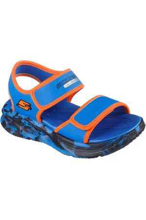 Skechers SOLA GLOW SANDAL Sandale, Sandale mit Klettverschluss+Blinkfunk., Größenschablone zum Download