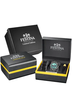 Festina Chronograph Chrono Bike 2025 Limited Edition F20731/3, (Set, 3-tlg., mit Wechselband und Bandwechsler), Quarzuhr, Armbanduhr, Herrenuhr, Edelstahl, auf 700 Stück limitiert