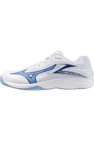 Mizuno THUNDER BLADE Z WHITE/BELLWETHER BLUE/BEL AIR BLUE Hallenschuh - Verkäufer: Sport Rossow GmbH