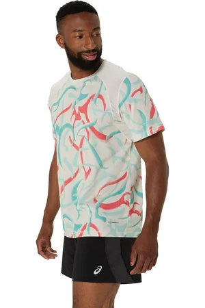 Asics Laufshirt ROAD All Over Print Top Men 2011D092-200 Bietet optimale Bewegungsfreiheit - Verkäufer: Lauflust Sportartikel