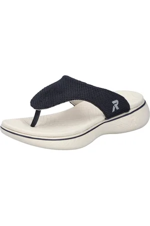 Rieker Zehentrenner Sommerschuh, Strandschuh, Badeschuh, Urlaubschuh mit weichem Zehensteg