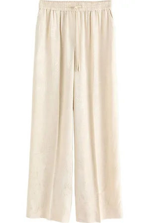 Next Anzughose Satin-Jacquardhose mit weitem Beinschnitt (1-tlg) - Verkäufer: Germany GmbH
