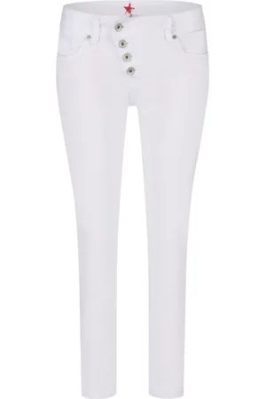 Buena Vista Stretch-Jeans MALIBU 7/8 white 888 B5122 4003 O.032 - Stretch Twill - Verkäufer: Jeans-Manufaktur