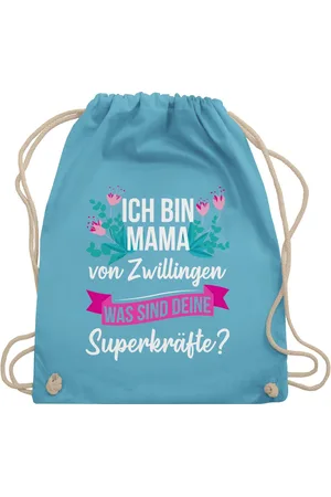 Shirtracer Turnbeutel Ich bin Mama von Zwillingen was sind deine Superkräfte, Mama - Verkäufer: