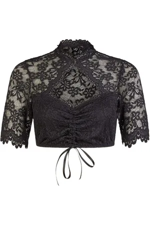 Nina Von C. Dirndlbluse Spitzen Dirndlbluse 