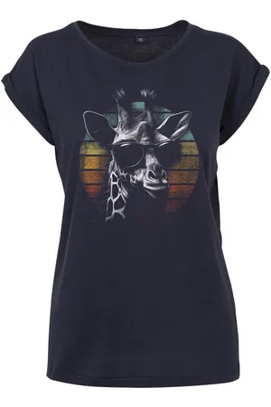 Youth Designz Print-Shirt "Retro Giraffe" Damen T-Shirt als Statement oder Geschenk Frauen Motiv mit stylischen Retro Aufdruck für Frauen - Verkäufer: EmDa Trading GmbH